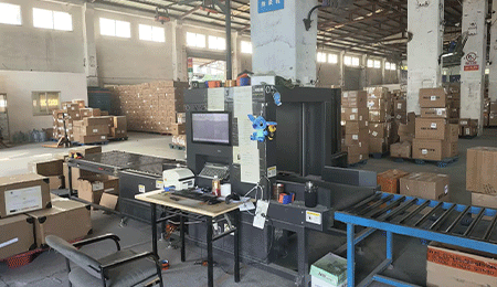 流水線(xiàn)量方稱(chēng)重掃碼一體機(jī)